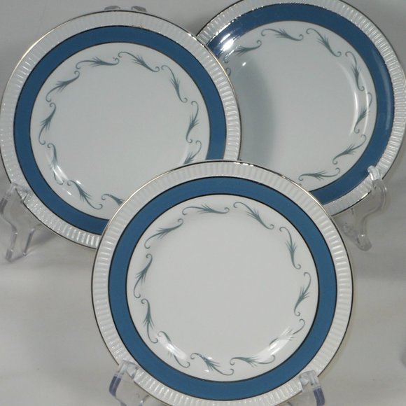 3 bread & butter plates. Simpsons Pottery UK chinastyle CONWAY - Picture 1 of 5
